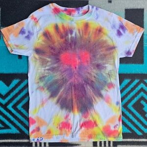 Hanes Custom Tie Dye T- Shirt Boys Medium